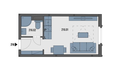 Accommodation unit B216