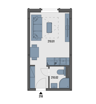 Accommodation unit B210