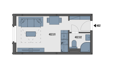 Accommodation unit B402