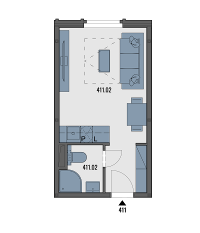 Accommodation unit B411