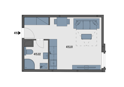 Accommodation unit B415