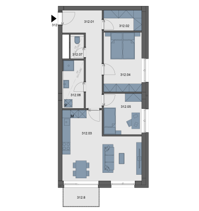 Apartment 312