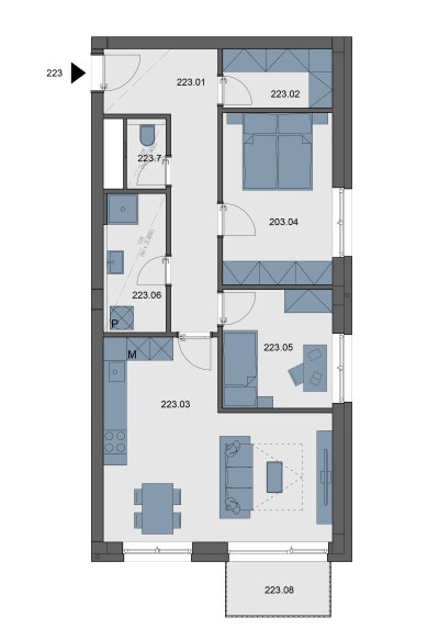 Apartment 223