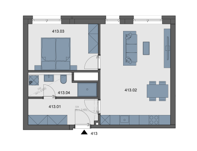 Apartment 413