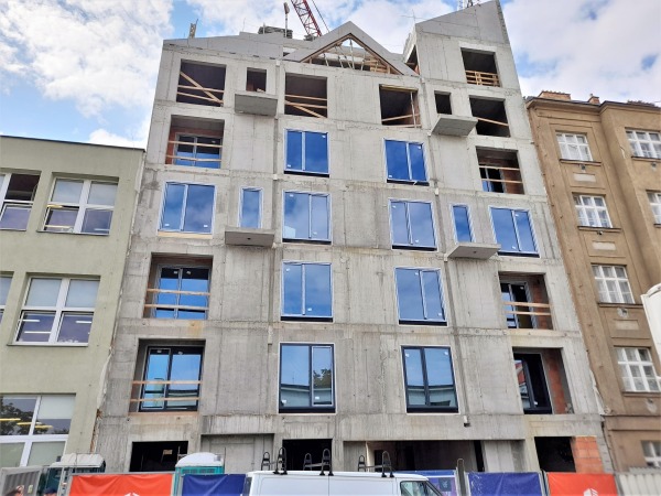 The rough construction of the Harfa Yard project was completed