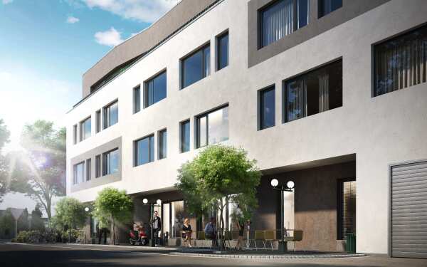 Commercial units near the metro station