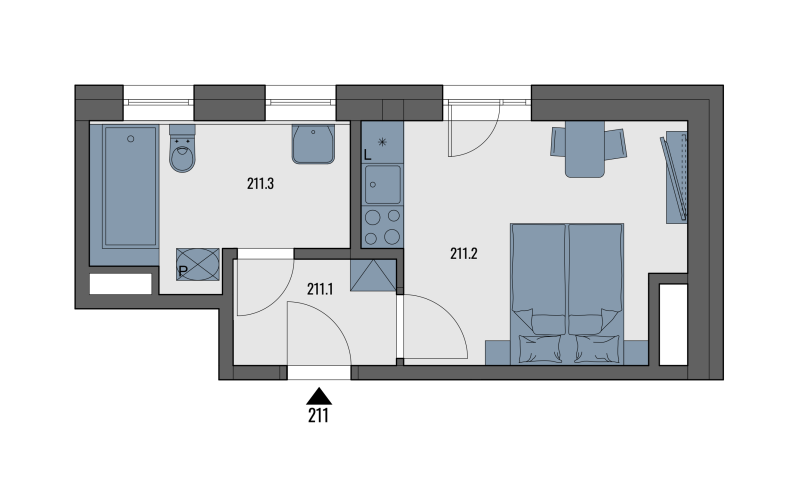Accommodation unit 211