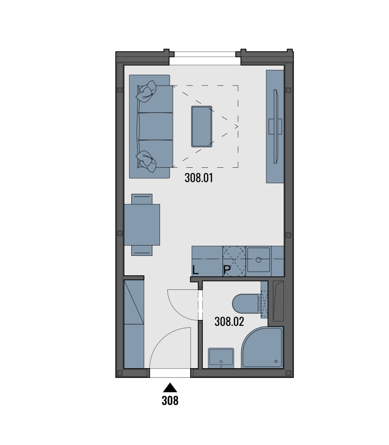 Accommodation unit B308