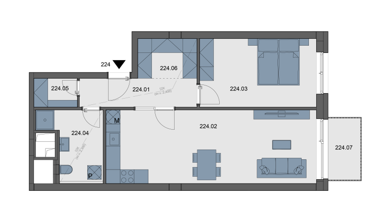 Apartment 224