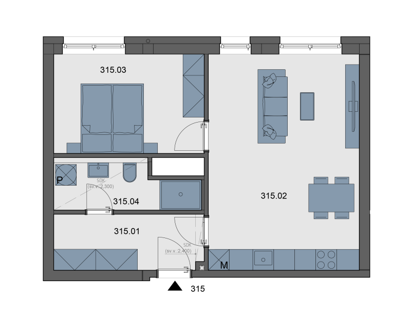 Apartment 315