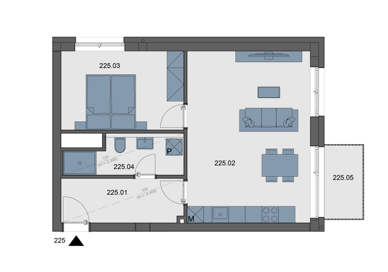 Apartment 225