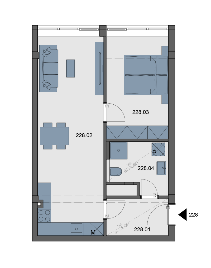 Apartment 228