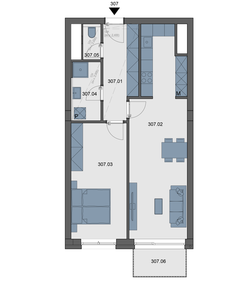 Apartment 307