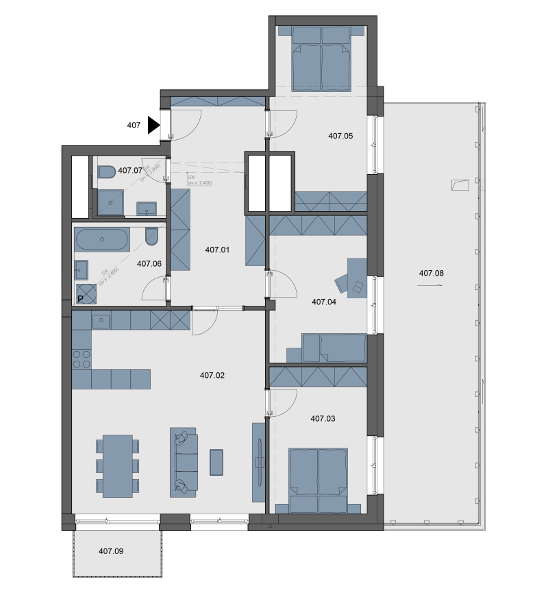 Apartment 407