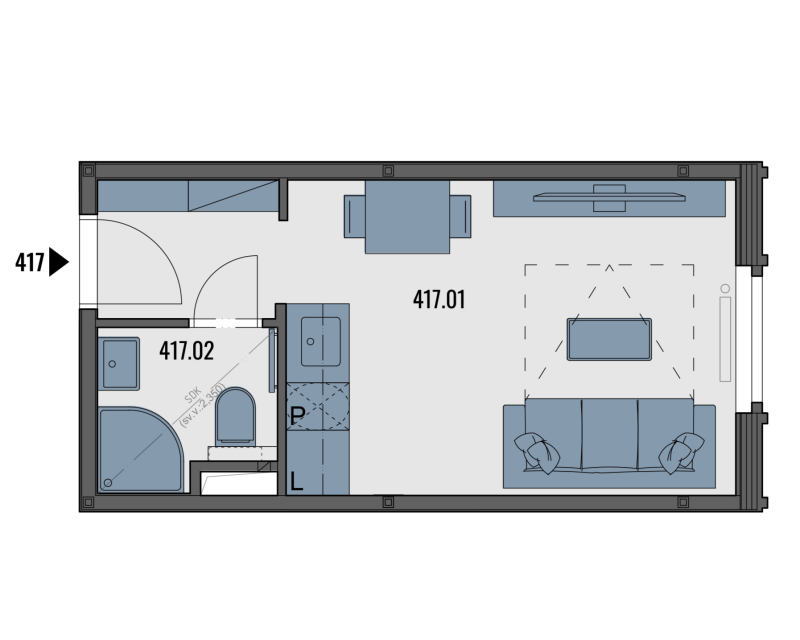 Accommodation unit B417